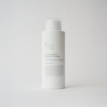 white bottle of skincare
