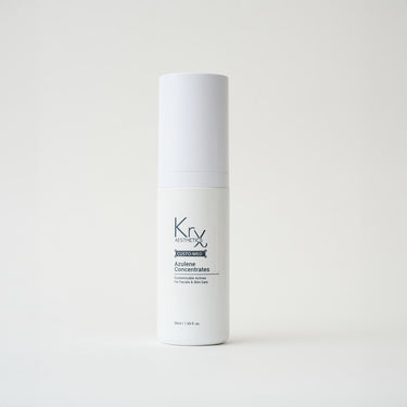white bottle of skincare