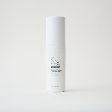 white bottle of skincare