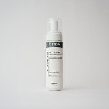 white pump bottle of skincare