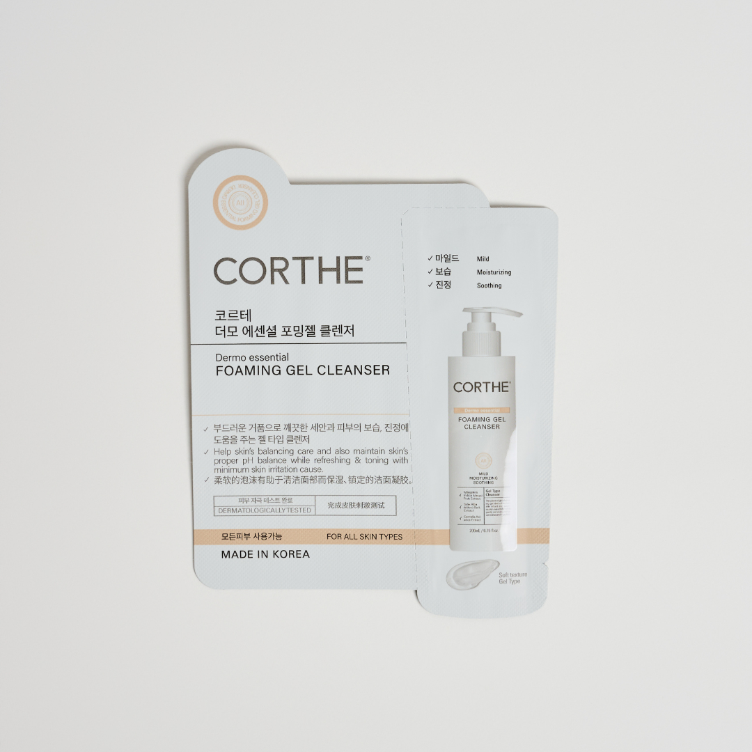 SAMPLE Corthe Foaming Gel Cleanser 20/Pack - by Kin Aesthetics 