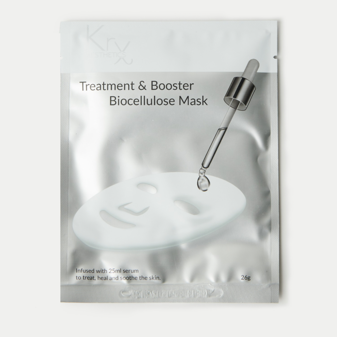 KrX  Treatment & Booster Biocellulose Mask - by Kin Aesthetics 
