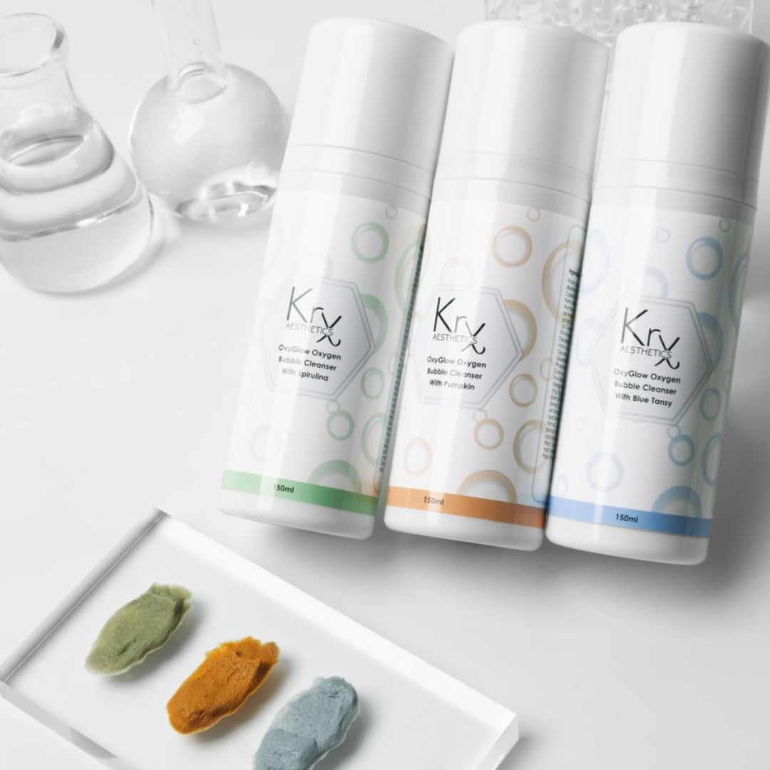 KrX OxyGlow Pumpkin Bubble Cleanser - by Kin Aesthetics 