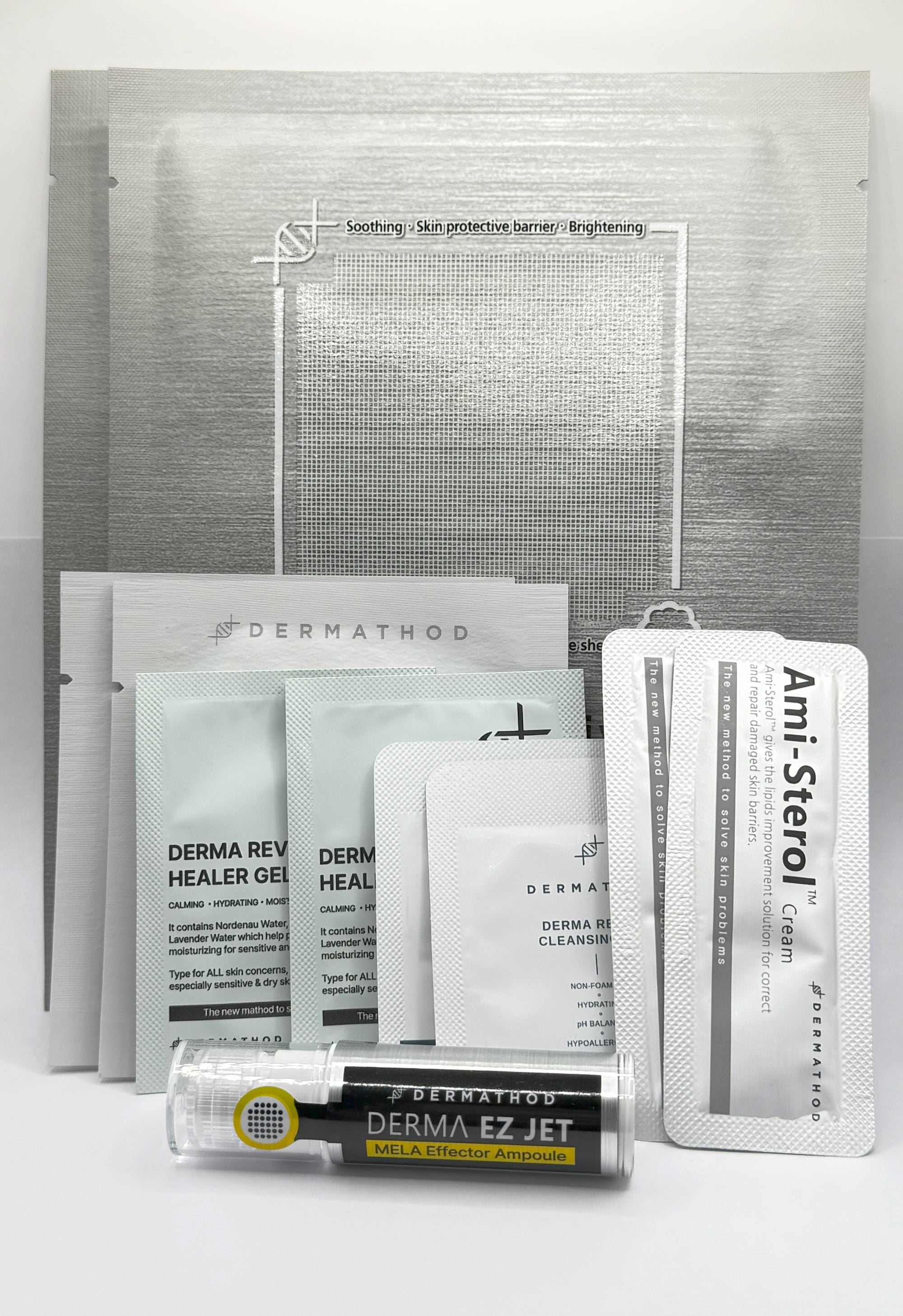 Dermathod EZ Jet Mela Effector Ampoule with Water Glow Kit - by Kin Aesthetics 