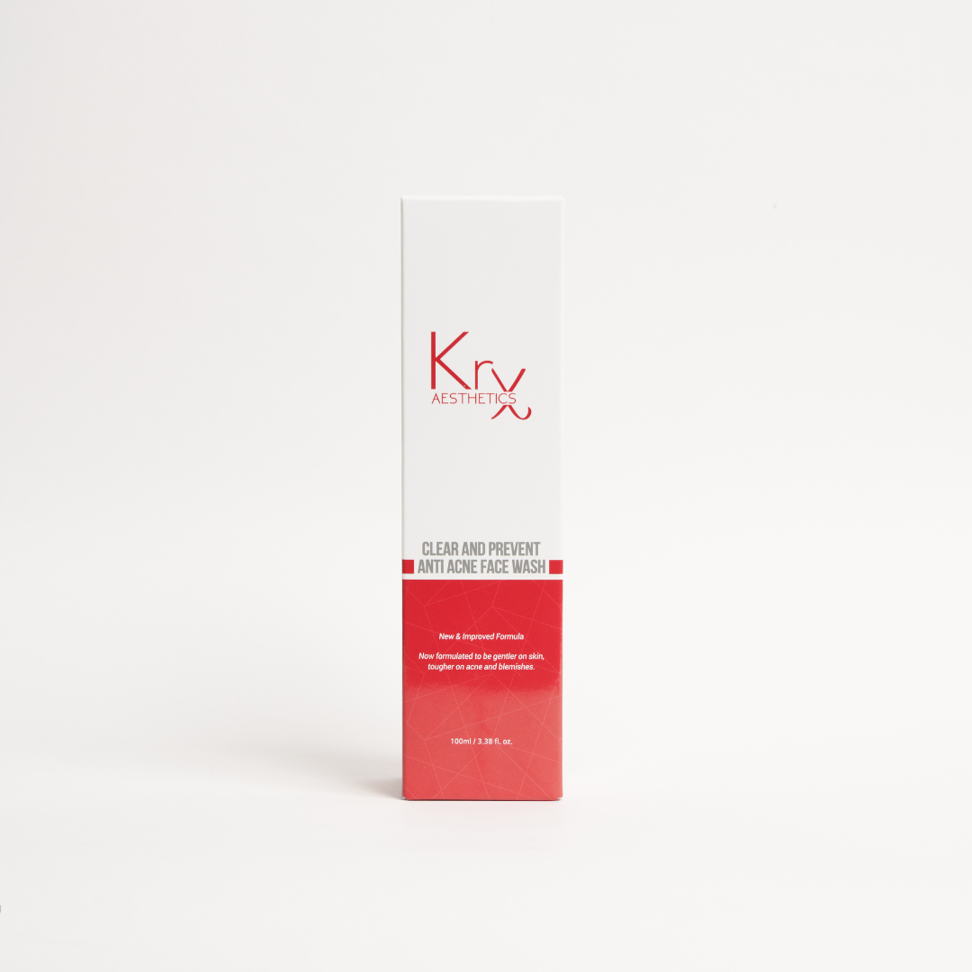 KrX Clear + Prevent Anti Acne Face Wash - by Kin Aesthetics 