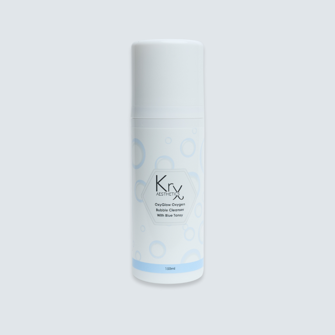 KrX OxyGlow Blue Tansy Bubble Cleanser - by Kin Aesthetics 