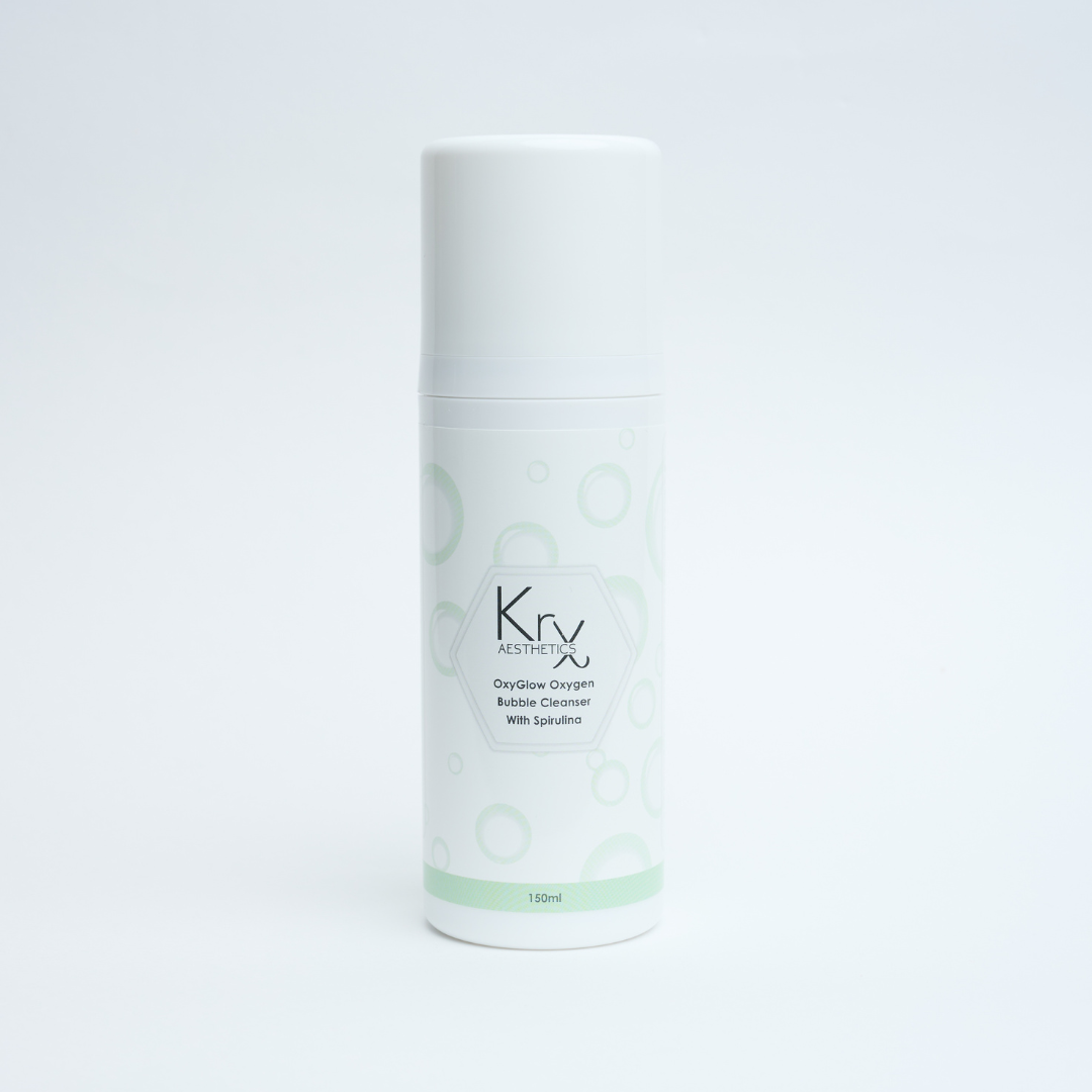 KrX OxyGlow Spirulina Bubble Cleanser - by Kin Aesthetics 
